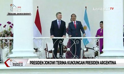 Presiden Jokowi Terima Kunjungan Presiden Argentina