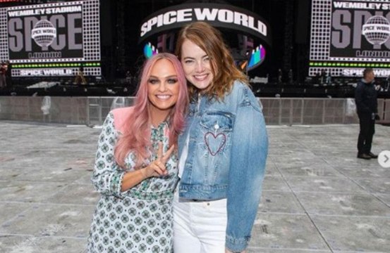 Emma Stone snaps shoulder over Spice Girls