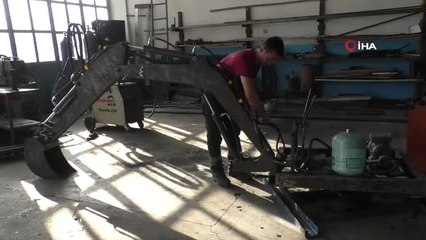 Atık malzemelerden yaptı, yüzde yüz yerli ve milli