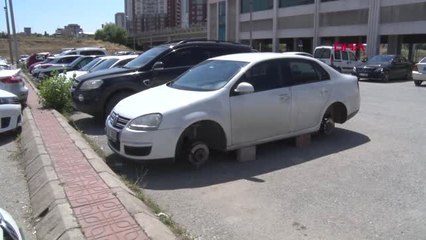 Otomobilinden çalınanlar "Bu biraz ağır oldu" dedirtti