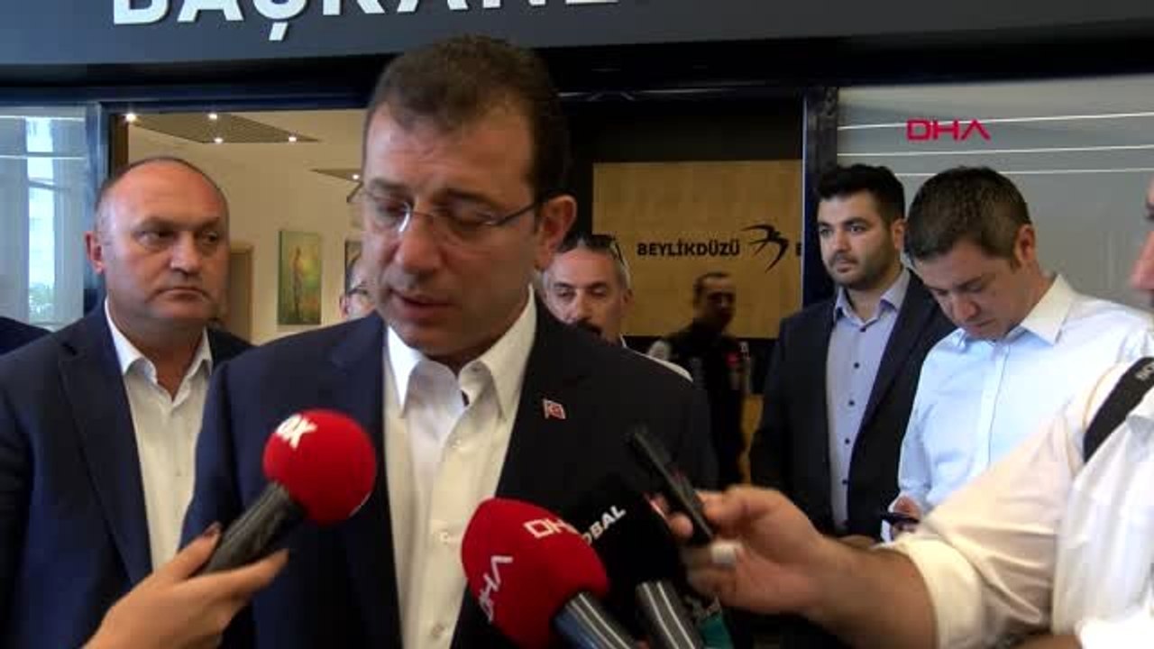 İSTANBUL- İMAMOĞLU VALİMİZLE DE KONUŞTUK. DEVİR TESLİM YARIN 18.30'DA