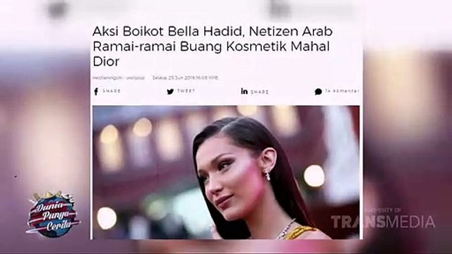 Dunia Punya Cerita-Postingan Bella Hadid Disebut Tak Hormati Negara