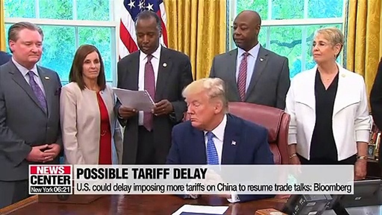 U.S. could delay imposing additional tariffs on China: Bloomberg