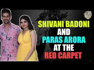 Shivani Badoni and Paras Arora at the Red Carpet of IWMBuzz Party