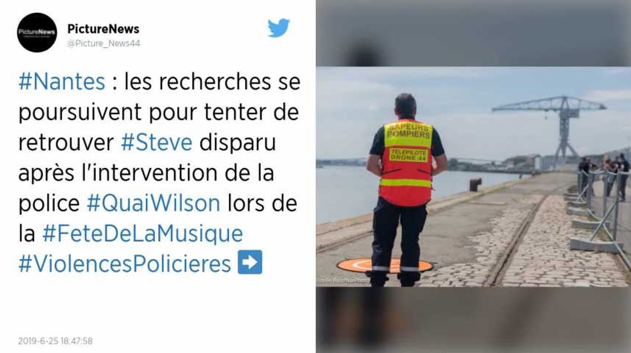 Personnes tombées dans la Loire : les recherches reprennent pour retrouver Steve Caniço