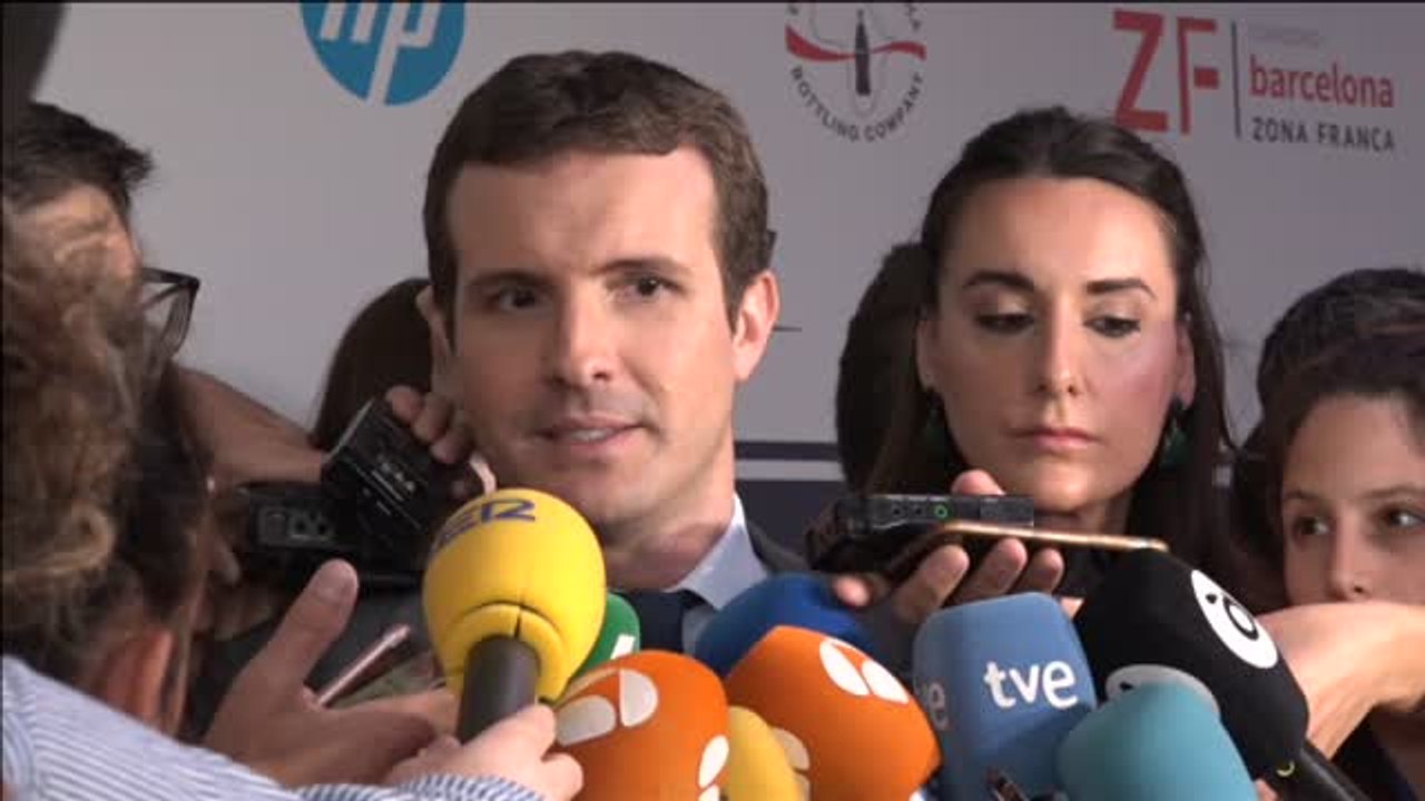 Casado: "Estoy convencido que va a haber gobierno de centroderecha en Madrid, Murcia y Castilla y León"