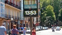 Un termómetro en Bilbao registra 39 grados