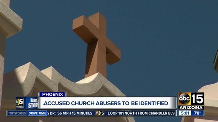 Accused church abusers to be identified Wednesday