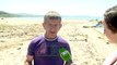 Plazhi i Likmetës i ndotur nga mbetjet që sjell lumi- Top Channel Albania - News - Lajme