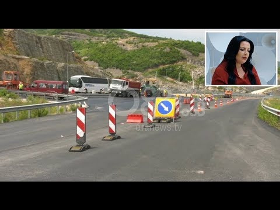 RTV Ora - Ministrja Balluku "kapet dy herë mat" për rrugën Tiranë-Elbasan