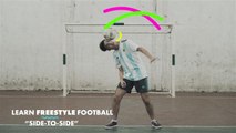 Learn Freestyle Footballer Tricks: The side to side