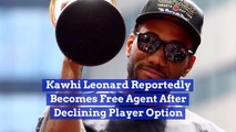 Kawhi Leonard Is Considering His Options