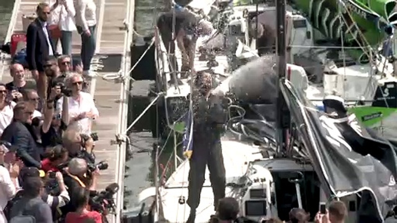 #SolitaireduFigaro / Yoann Richomme et Eric PERON triomphent à Dieppe