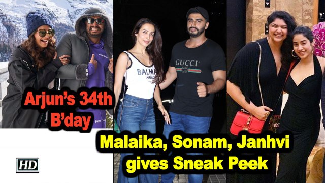 Arjun Kapoor’s 34th B’day| Malaika, Sonam, Janhvi gives Sneak Peek
