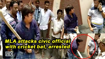 MLA attacks civic official with cricket bat, arrested