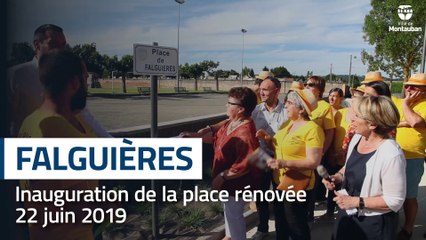 Inauguration de la place de Falguières