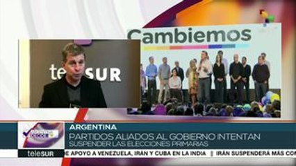 Download Video: Argentina: partidos aliados al Gob. pretenden suspender las primarias