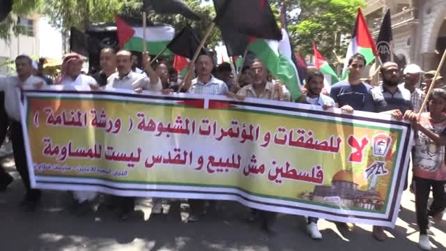 Bahreyn Çalıştayı protesto edildi