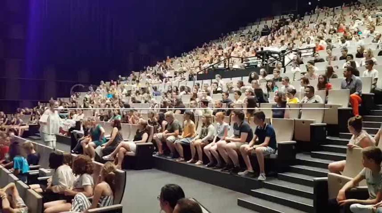 Chœur de l'Aube : 616 collégiens répètent pour la 1ere fois ensemble