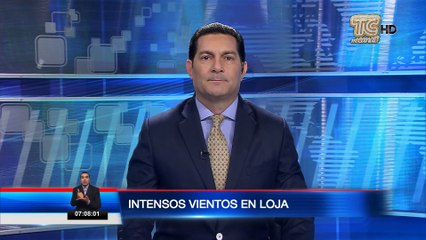 Intensos vientos se registra en Loja evacuando a familias