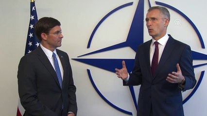 Stoltenberg - Esper görüşmesi - BRÜKSEL