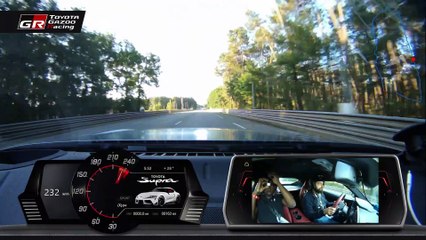 Toyota Supra : un tour du circuit du Mans onboard