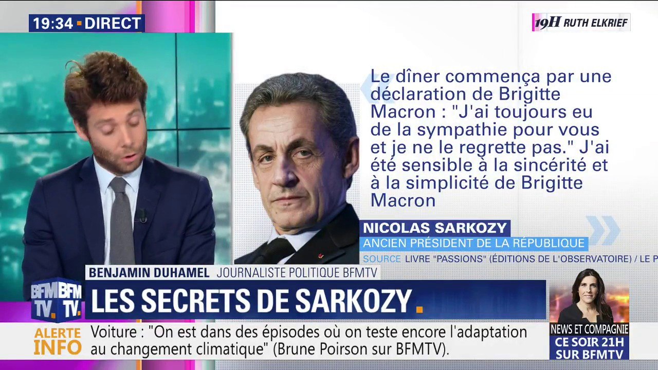 Dans son livre "Passions", Nicolas Sarkozy décrit la bonne relation qu'il entretient avec le couple présidentiel