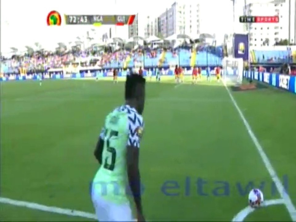 اهداف نيجيريا1 : 0 غينيا|تايم سبورت| امم افريقيا 2019