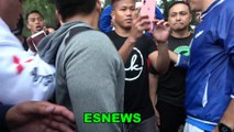 Manny Pacquiao Makes The Day Of A Big Fan - Hears What No One Else Hears
