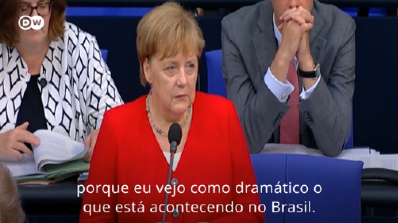 Merkel sobre situação ambiental no Brasil: "Dramática"