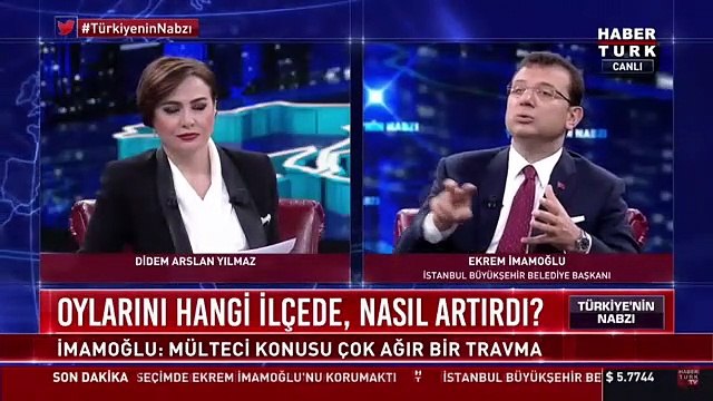 İmamoğlu: Mülteci konusu çok ağır bir travma