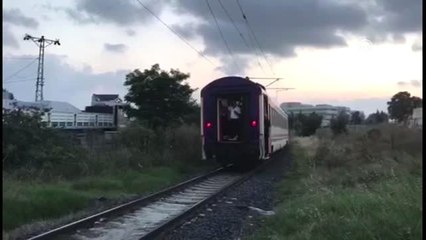 Trenin çarptığı kişi yaralandı - TEKİRDAĞ