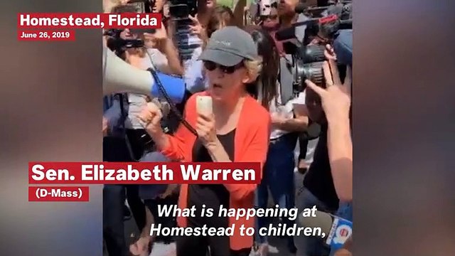 Warren Slams Trump During Visit To Florida Migrant Detention Center: 'We Must Speak Out'