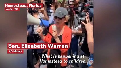 Warren Slams Trump During Visit To Florida Migrant Detention Center: 'We Must Speak Out'