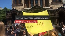 Wayfair Workers Protest Bed Sales To Migrant Camps