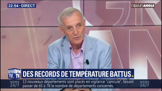 Canicule: le climatologue Jean Jouzel constate que les températures records augmentent deux fois plus vite que les températures moyennes