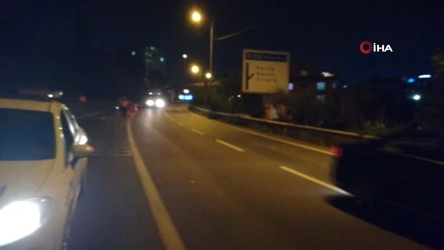 Eskihisar feribot iskelesi yolunda trafik kazası: 2 yaralı
