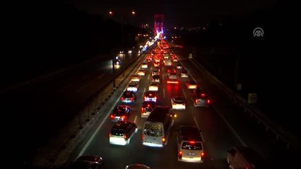 15 Temmuz Şehitler ve FSM köprülerinde çalışma