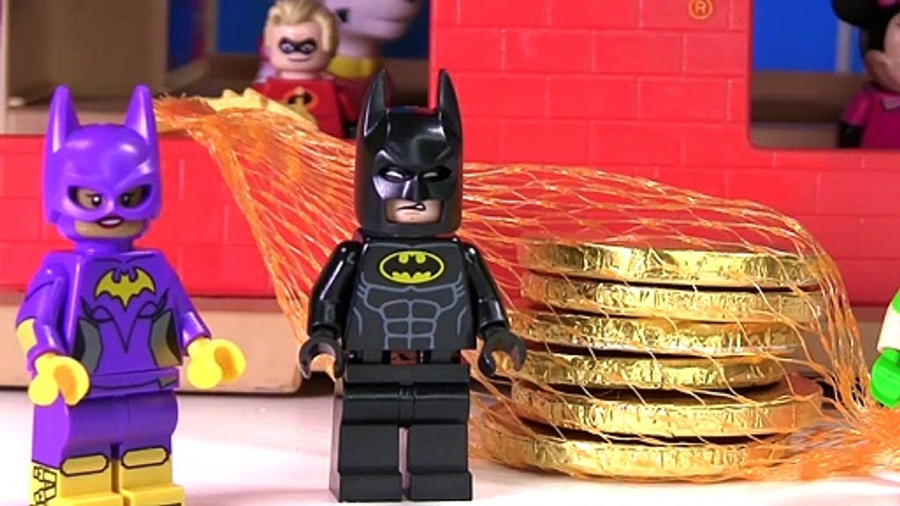 Batman Lego Movie Toy Surprise Boxes Joker Harley Quinn Robin Batgirl - Stop Motion!