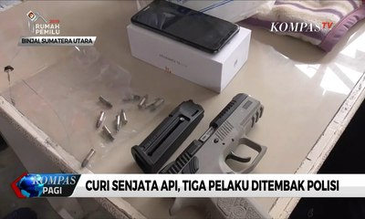 Curi Senjata Api di Rumah Personel Polri, Tiga Pelaku Ditembak