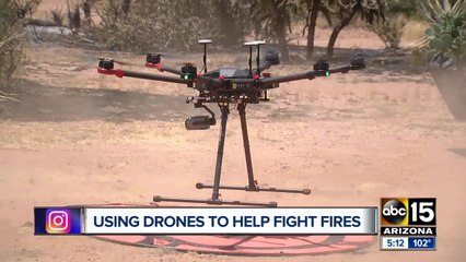 Fire officials using new drone technology to fight Woodbury Fire