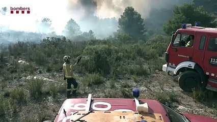 Incêndio florestal na Espanha