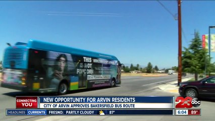 Arvin bus route to Bakersfield job center approved