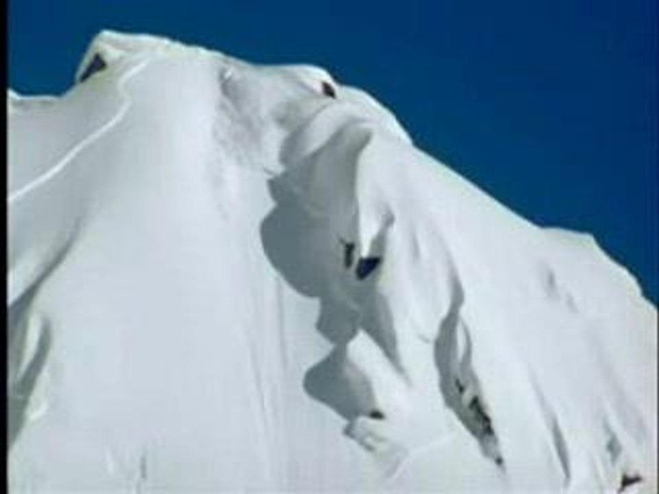 Huge ski jump
