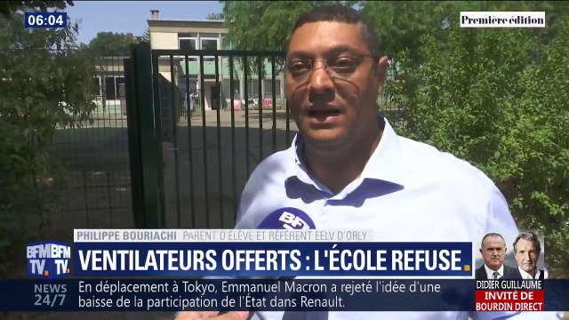 Un père offre 10 ventilateurs pour l'école de sa fille... mais l'inspection académique les retire