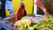 Japanese Street Food - SEA ROBIN FISH Sashimi Okinawa Seafood Japan