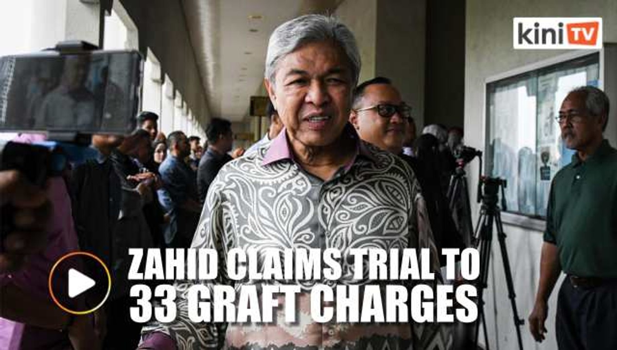 Zahid claims trial to 33 more charges