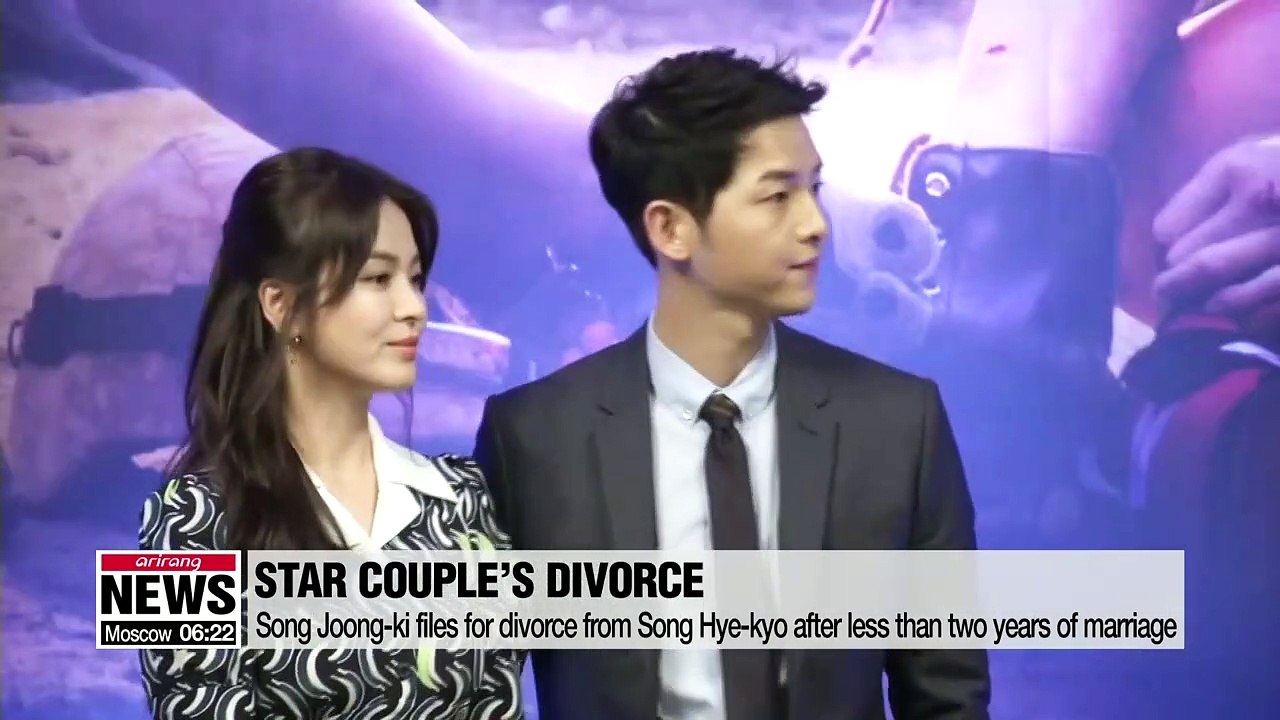 Song Joong-ki files for divorce from Song Hye-kyo
