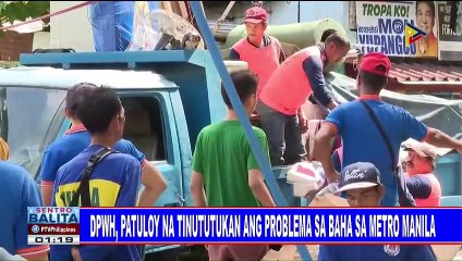 DPWH, patuloy na tinututukan ang problema sa baha sa Metro Manila