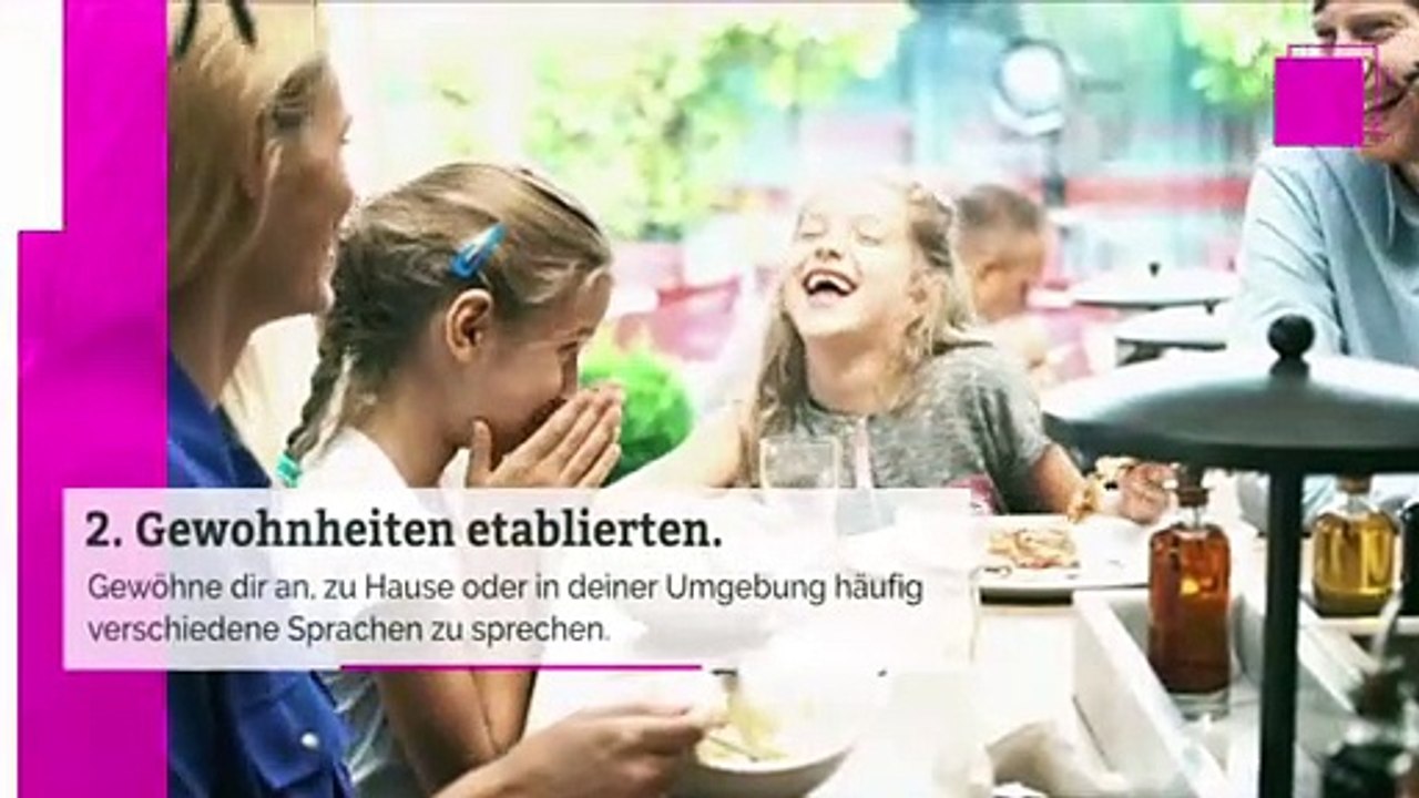 Wie bringst du deinem Kind mehrere Sprachen bei?